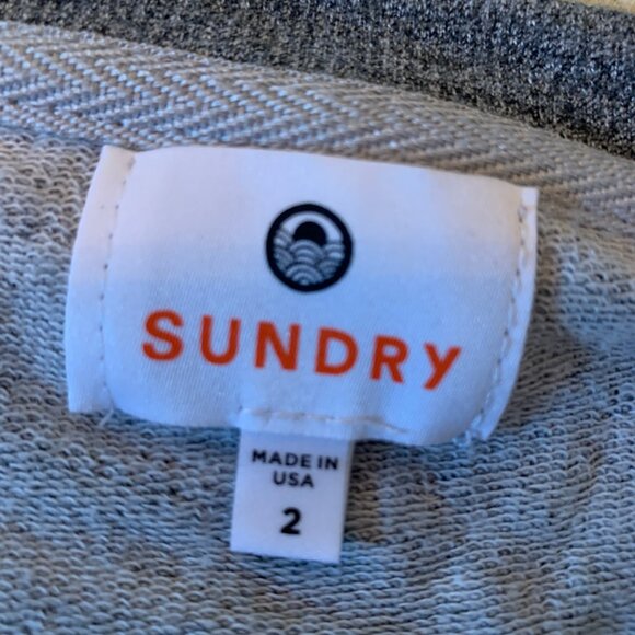 Sundry Side Swipe Sweatshirt US Size Medium / Sundry Size 2 - Picture 4 of 4